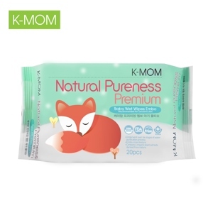 Khăn ướt cao cấp K-mom Hàn Quốc 20 cái KM13221