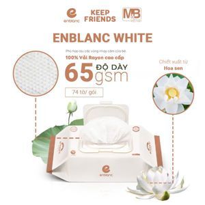 Khăn ướt Enblanc Indipink (72 tờ)