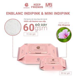 Khăn ướt Enblanc Indipink (72 tờ)