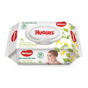 Khăn ướt Huggies USA - 64 miếng