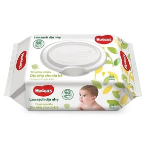 Khăn ướt Huggies USA - 64 miếng