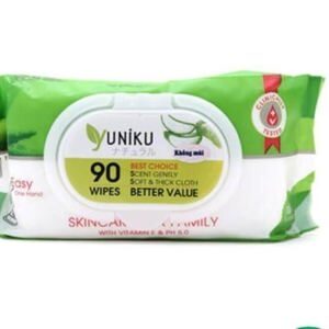 Khăn ướt không mùi Yuniku (90 tờ/gói)