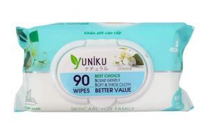 Khăn ướt không mùi Yuniku (90 tờ/gói)