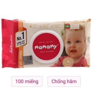 Khăn ướt Mamamy 100 tờ - có mùi