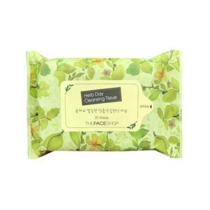 Khăn ướt tẩy trang Herb day cleansing tissue 20 miếng