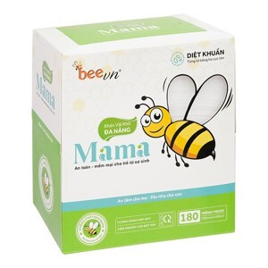 Khăn vải khô đa năng MaMa 180 tờ/hộp