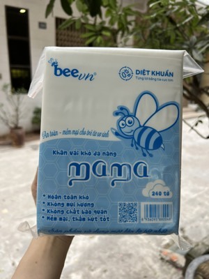 Khăn vải khô đa năng Mama 240 tờ