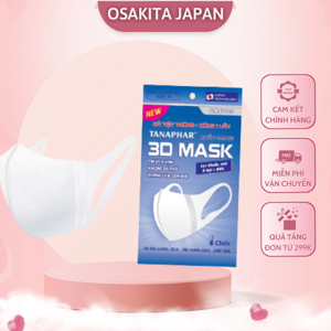 Khẩu trang trẻ em 3D Mask Tanaphar hộp 10 chiếc