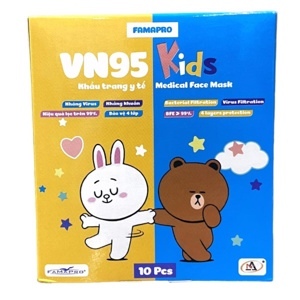 Khẩu trang y tế Famapro VN95 10 cái