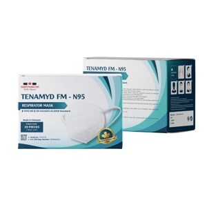 Khẩu trang y tế N95 Tenamyd 5 lớp ( hộp 20 cái )