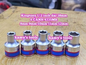 Khẩu tuýp 1/2 inch Kingtony 433512MR