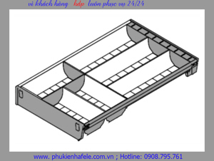 Khay chia thìa dĩa Blum-Hafele cho ray hộp BI3 555.24.501