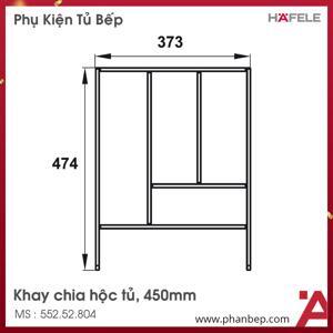 Khay chia thìa dĩa Hafele 552.52.804