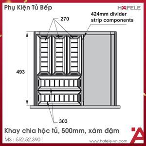 Khay chia thìa dĩa Hafele 552.52.390