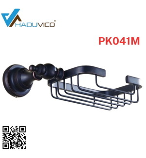 Khay để xà phòng đen chân trơn PK041M