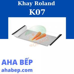 Khay inox để bồn rửa chén Roland K07