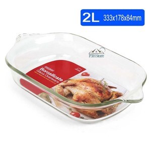 Khay nướng thủy tinh chịu nhiệt Lock&lock LLG582 - 2000ml
