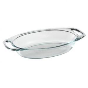 Khay thuỷ tinh Pyrex Oval 1085792 có quai 1.2L