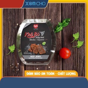 Khô bò xông khói tiêu đen Tam Food hộp 100g