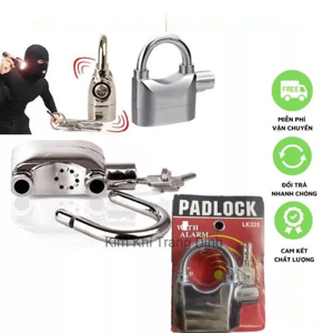 Khóa báo động chống trộm Padlock with alarm LK325