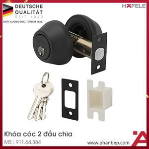 Khóa cóc 2 đầu chìa đầu Hafele 911.64.384