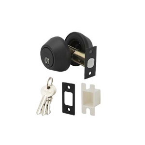 Khoá cóc 2 đầu chìa đen mờ Hafele 911.83.569