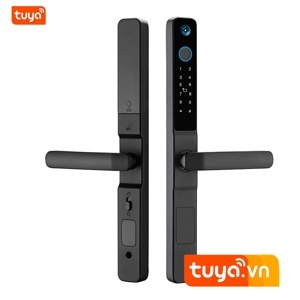 Khóa cổng cửa lùa vân tay mã số thẻ từ wifi Tuya SHP-DLS9