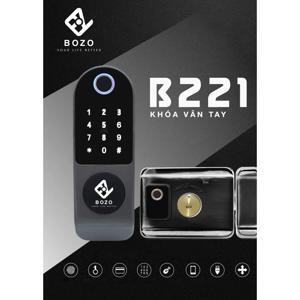 Khóa cổng cửa vân tay 2 mặt BOZO B221 Dual