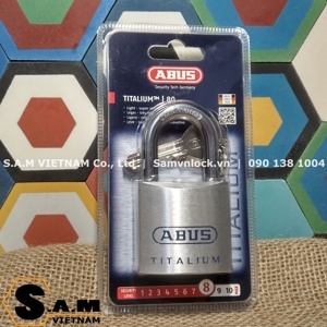 Khóa cửa Abus Titalium 80Ti/50