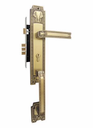 Khóa cửa chính màu đồng rêu HCR-8528 Đại