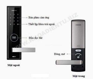 Khóa cửa điện tử Samsung SHS-5050XBK/EN