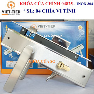 Khóa cửa inox Việt Tiệp 04825