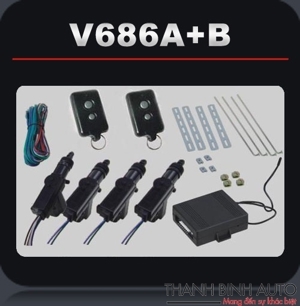 Khóa cửa liền chuột GIORDON V686AB