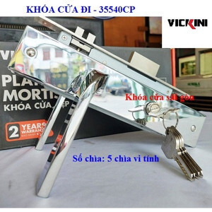 Khóa cửa nẹp Vickini 35540.102 CP