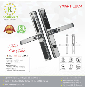 Khóa cửa nhôm Kassler KL-599LX App