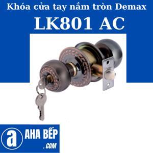 Khóa cửa tay nắm tròn Demax LK801 AC