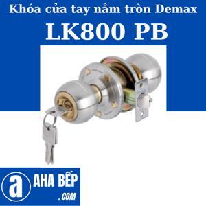 Khóa cửa tay nắm tròn Demax LK800 PB