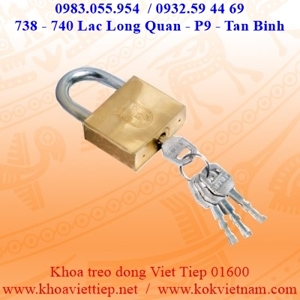 Khóa cửa treo Việt Tiệp đồng 01600