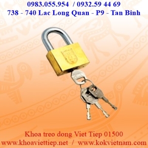 Khóa cửa treo Việt Tiệp đồng 01050