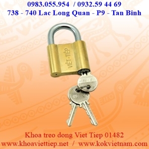 Khóa cửa treo Việt Tiệp đồng 01482