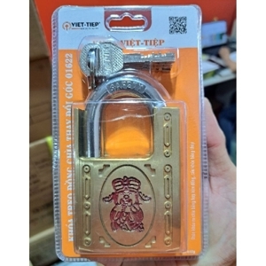 Khóa cửa treo Việt Tiệp đồng bấm 01622