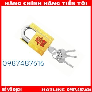 Khóa cửa treo Việt Tiệp đồng bấm 01622