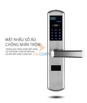 Khóa cửa vân tay 5A Luxury 09