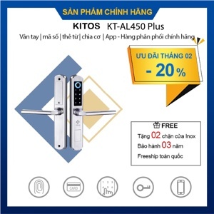 Khóa cửa vân tay cửa nhôm Kitos KT-AL450