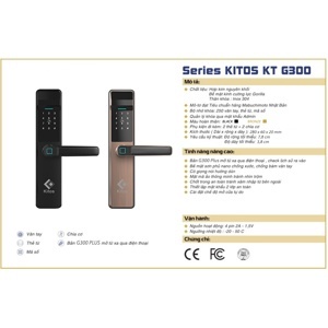 Khoá cửa vân tay Kitos KT-G300