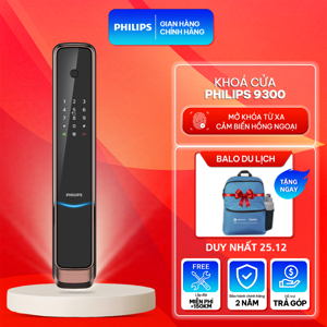Khóa cửa vân tay Philips 9300