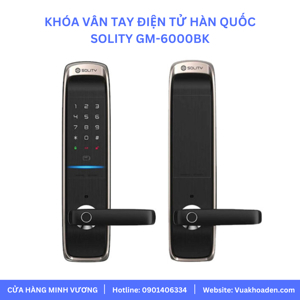 Khóa cửa vân tay Solity GM-6000BK