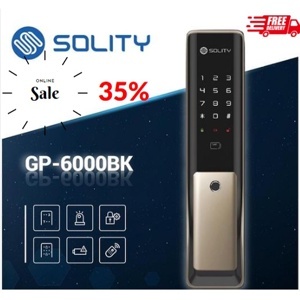 Khóa cửa vân tay Solity GP-6000BK