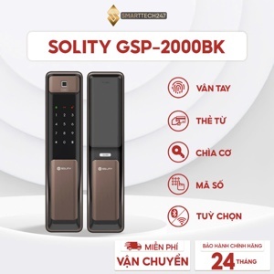 Khóa cửa vân tay Solity GSP-2000BK