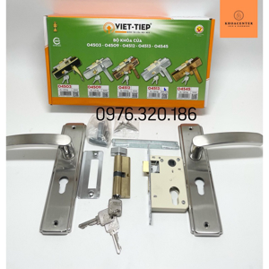 Khóa cửa Việt Tiệp tay gạt 04513